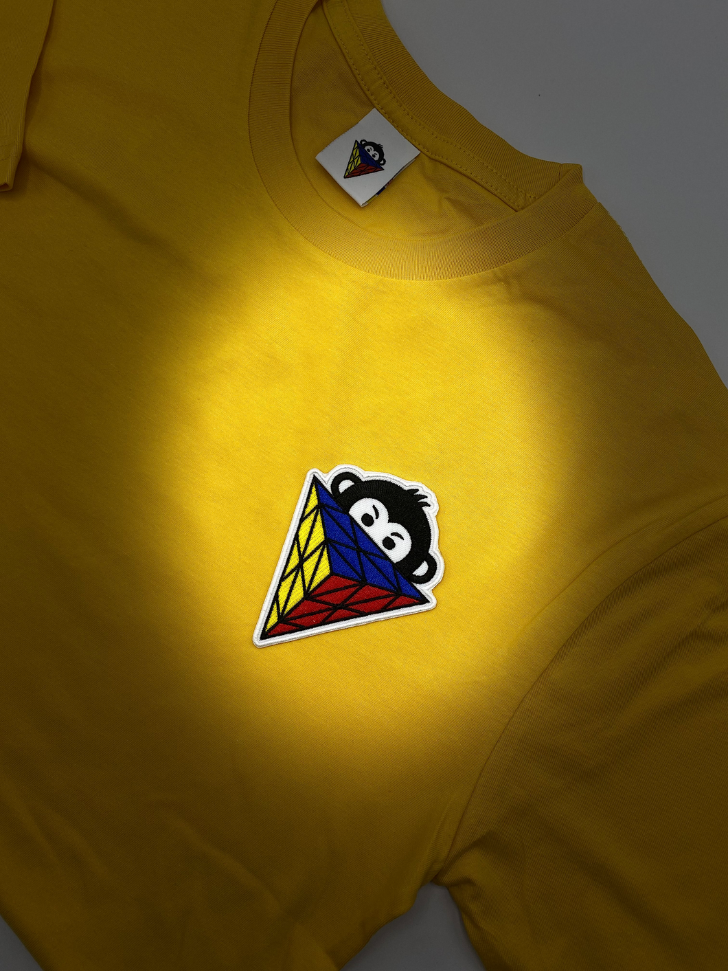 Yellow patch tee